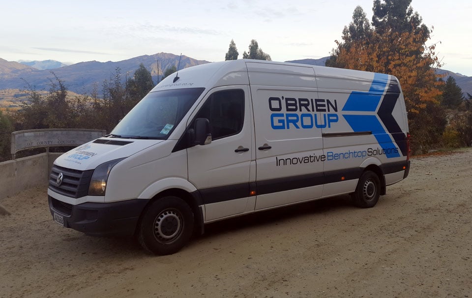 O'Brien Group Benchtops deliver to most of New Zealand
